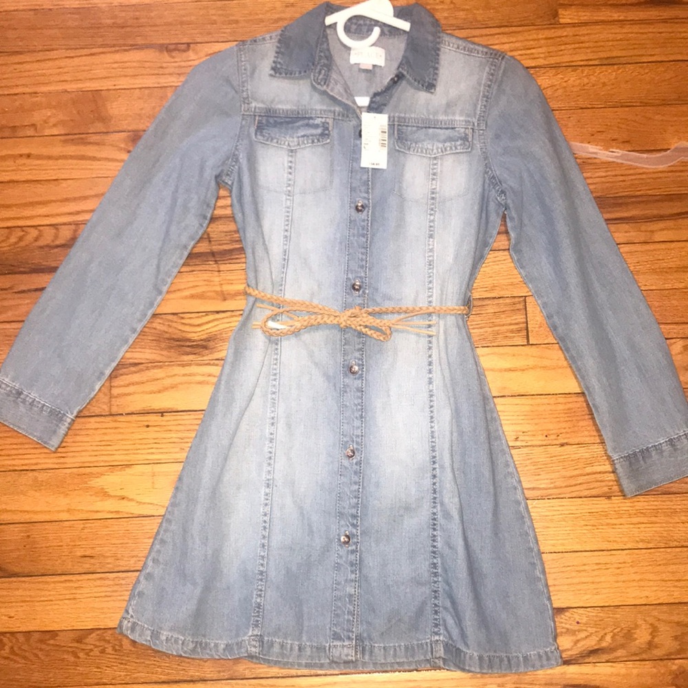 Girls Denim Dress
